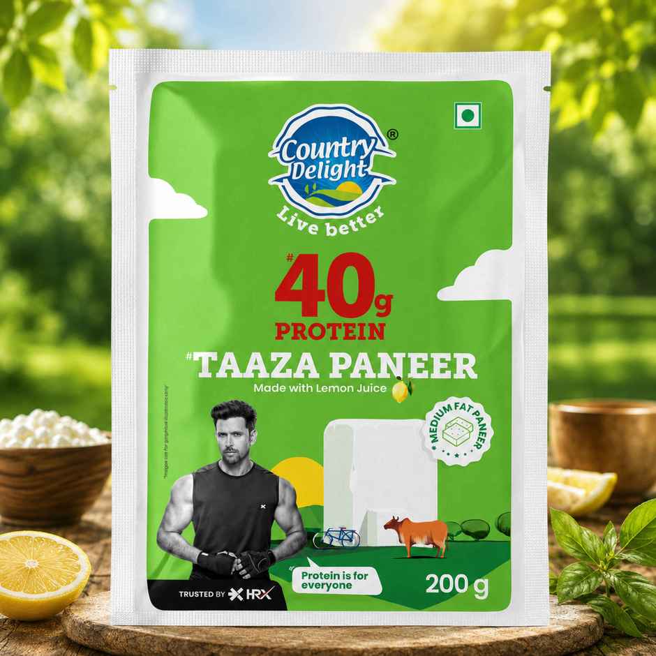 Country Delight 40g Protein Taaza Paneer