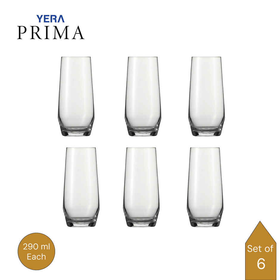 Yera Glassware Prima Zest Tumbler Set | TH9ALG | 290ml