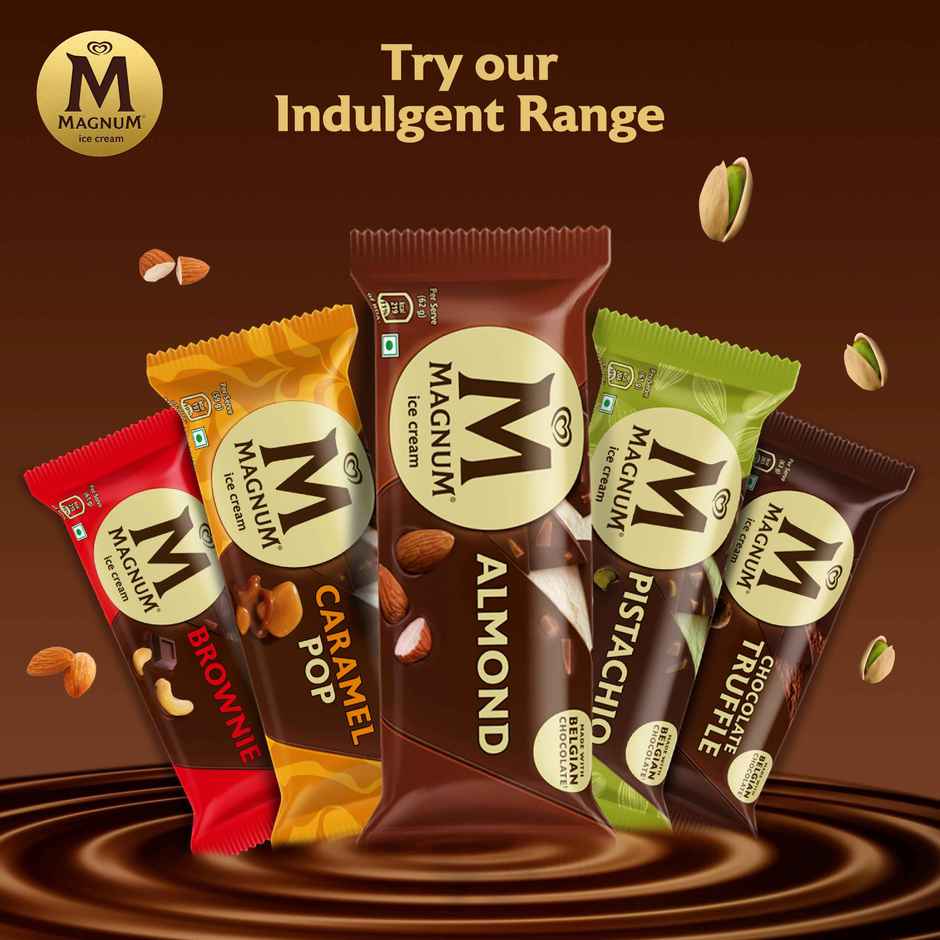 Kwality Wall's Magnum Chocolate Almond Ice Cream Stick