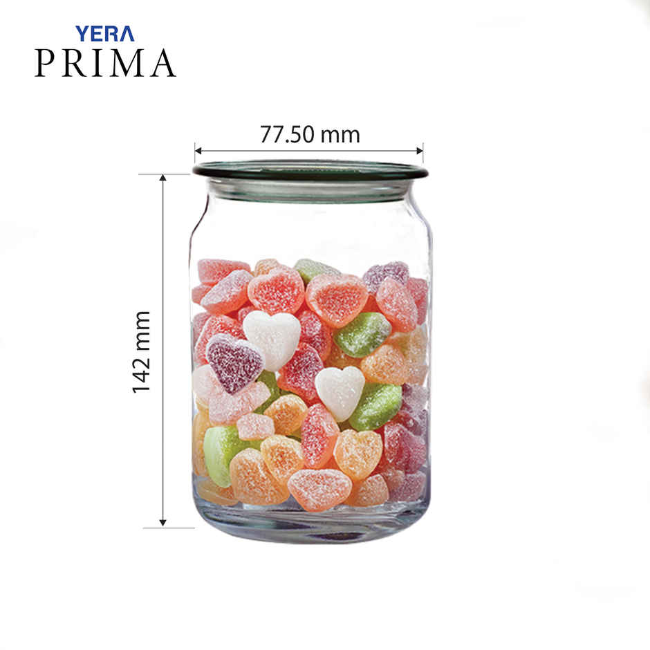 Yera Glassware Prima Smart Storage Jar | 700ml