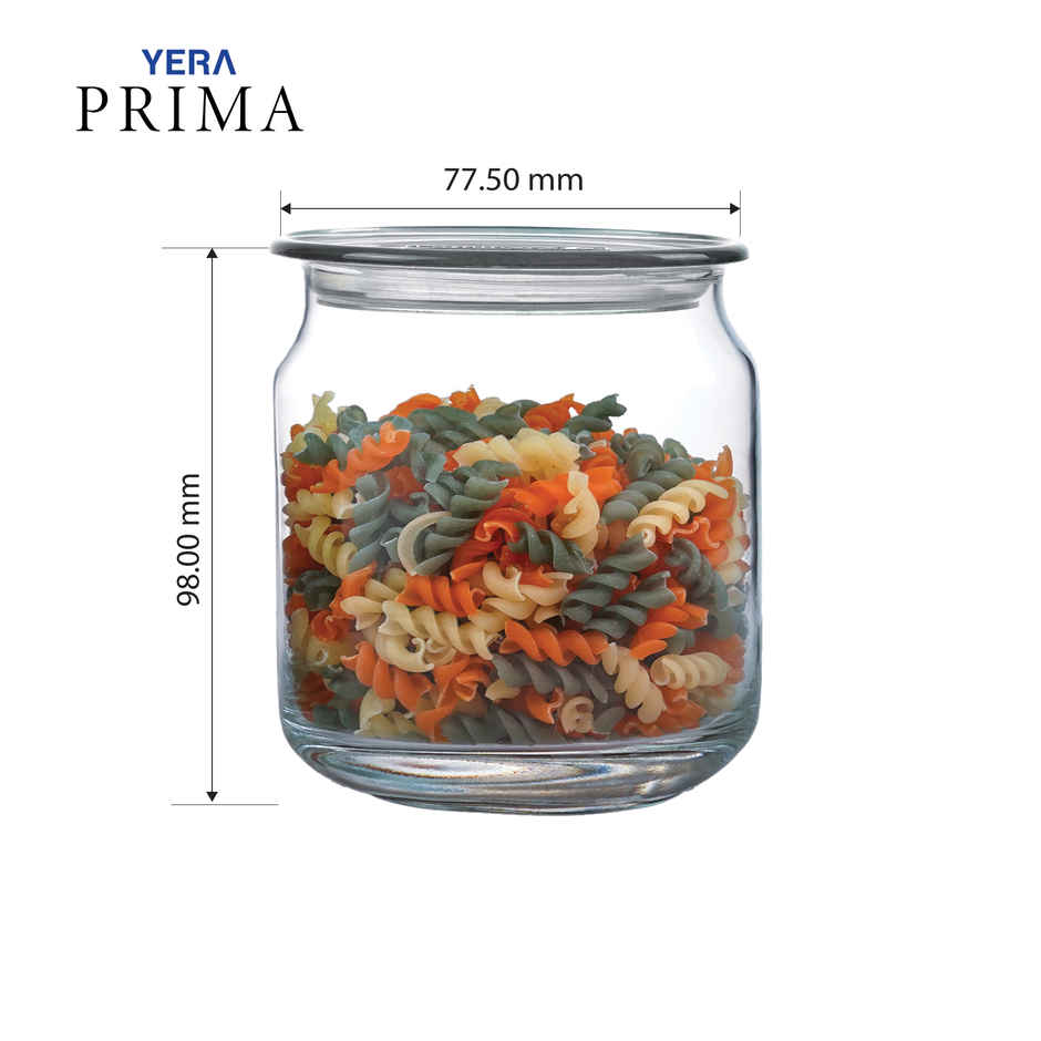 Yera Glassware Prima Smart Storage Jar | 470 ml