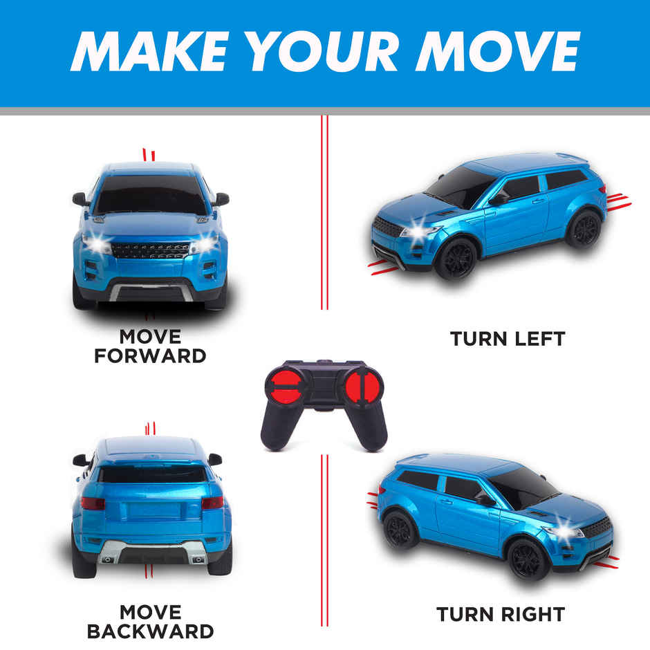 Frendo 1:24 Hi Speed Mini Remote Control Car -Rov Blue