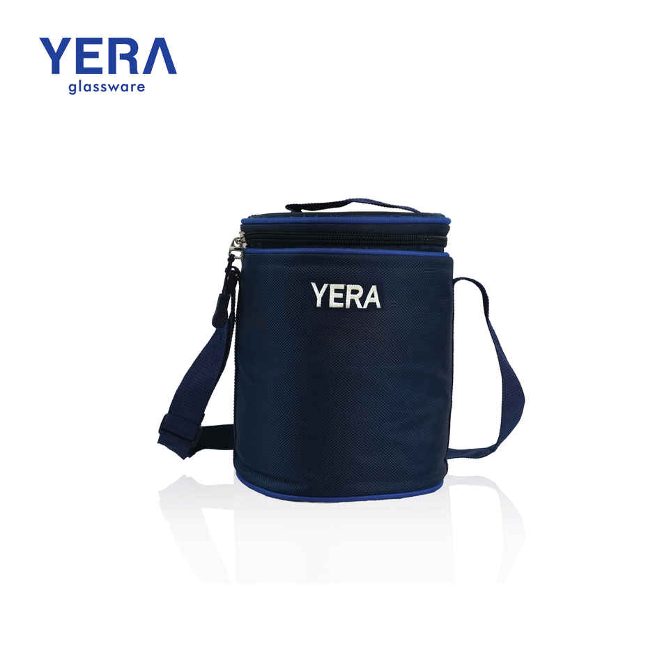 Yera Glassware Lunch Lock with Bag | 375 ml