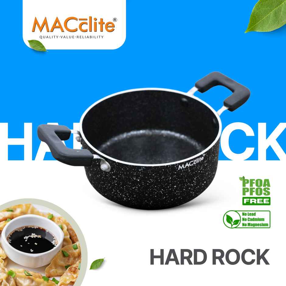 Macclite Non Stick Hard Rock Miniso Soup Pan 14 cm
