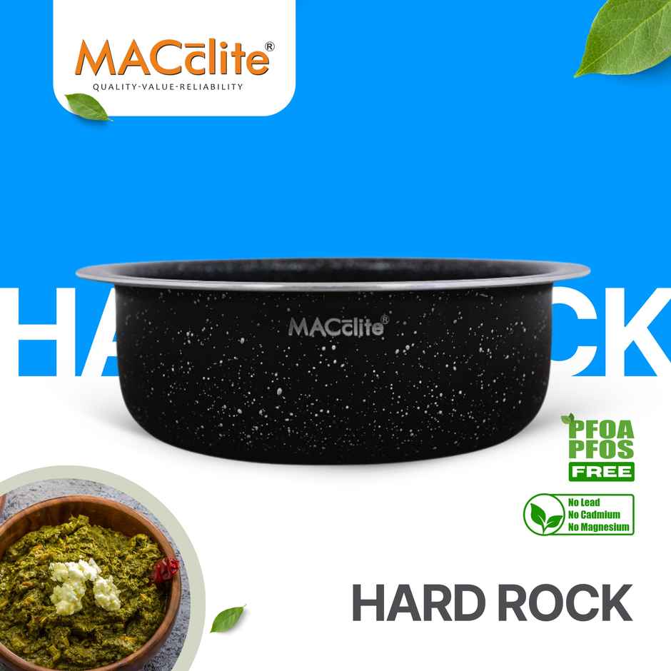Macclite Non Stick Hard Rock Miniso Stew Pan 16 cm