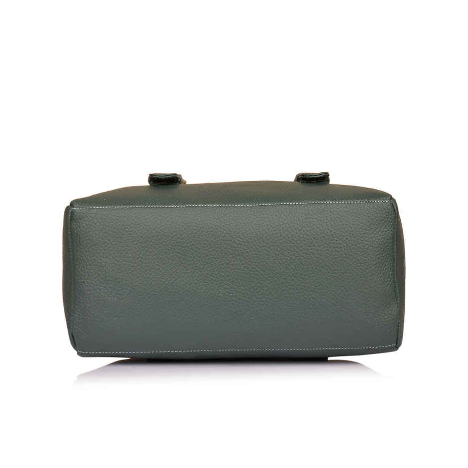 Fostelo Women's Vegan Leather Westside Handbags Shoulder Hobo Bag Ladies Purse | Green | Large