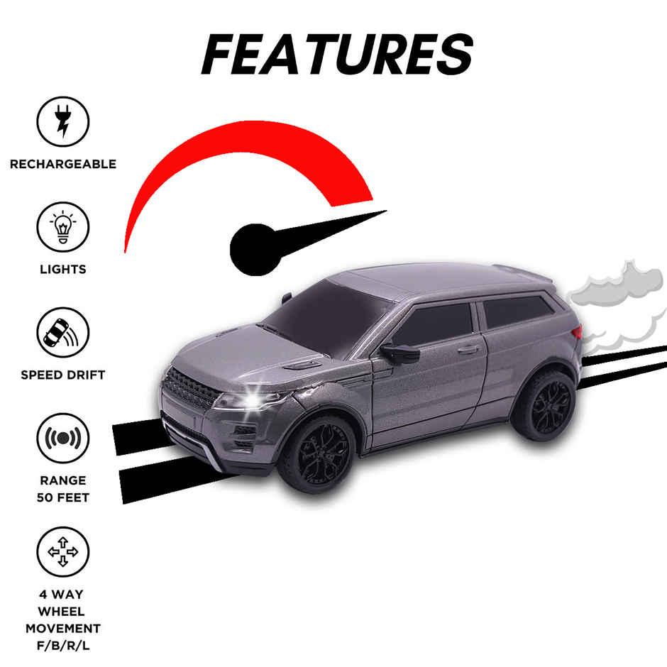 Frendo 1:24 Hi Speed Mini Remote Control Car -Rov Grey