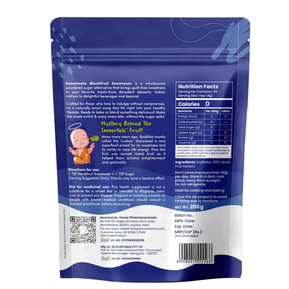Sweetmate Monk Fruit Powder