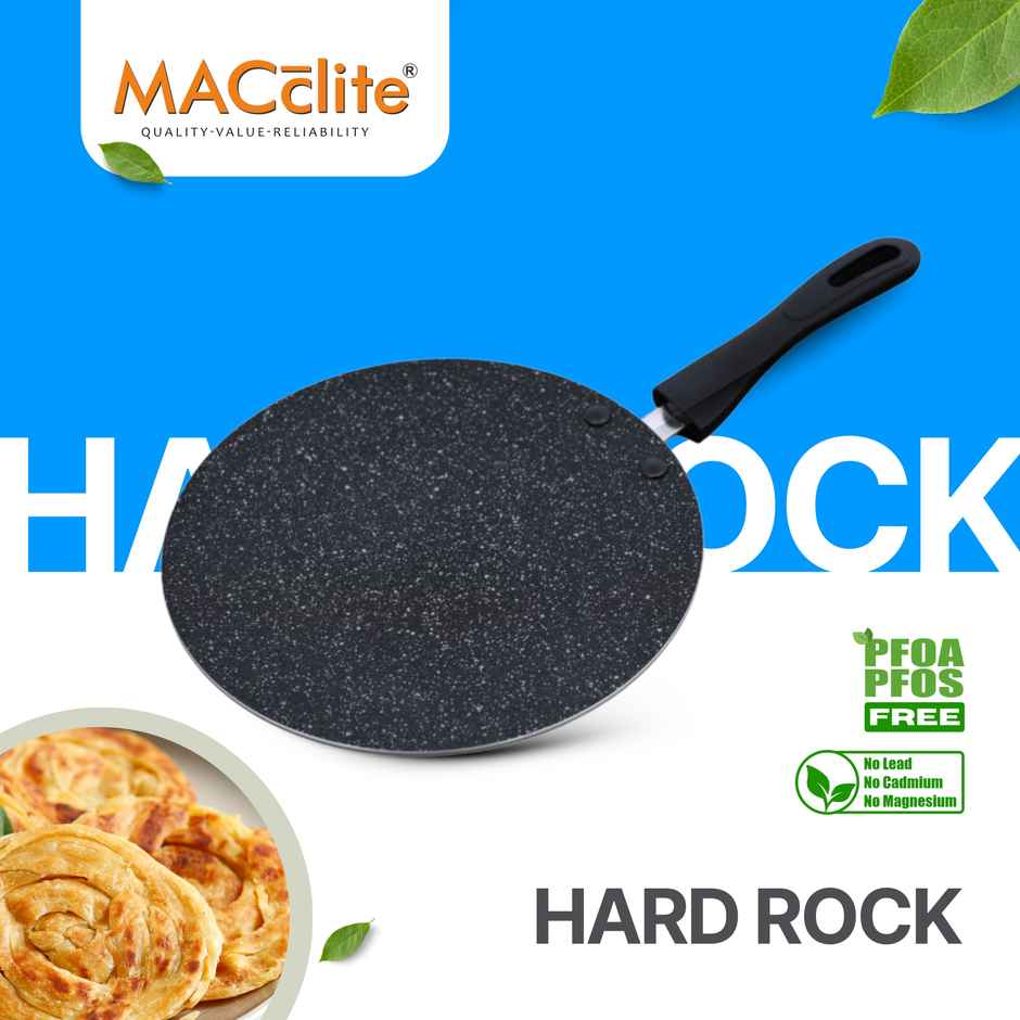 Macclite Non Stick Hard Rock Miniso Roti Tawa 22 cm