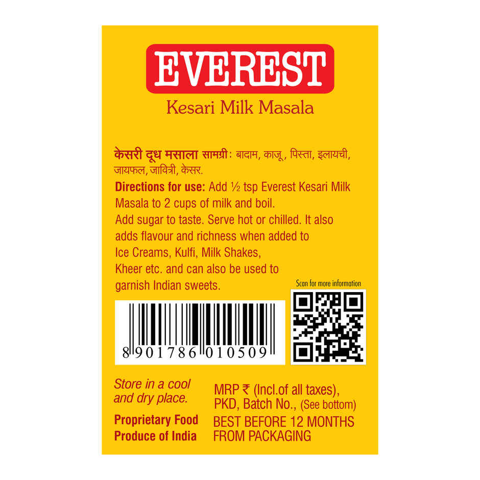 Everest Kesari Milk Masala