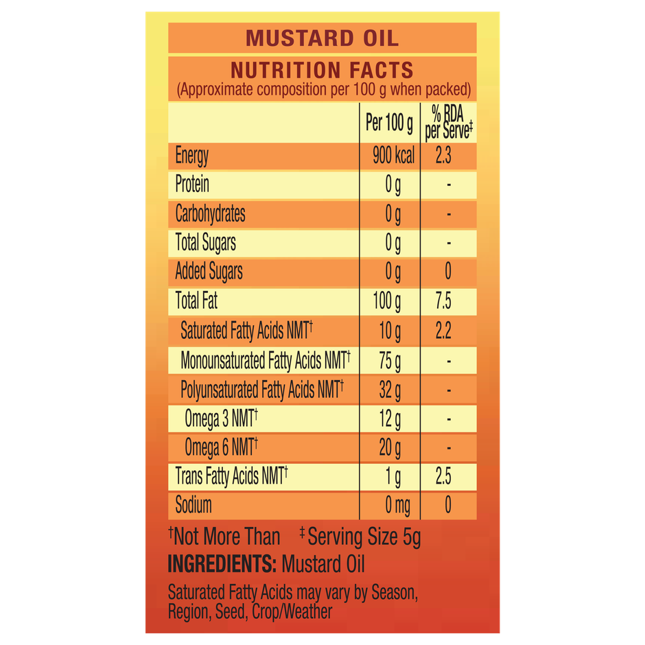 Nature Fresh Mustard Oil | Bottle
