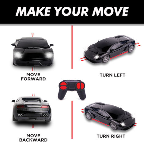 Frendo 1:24 Hi Speed Mini Remote Control Car -Lam Black