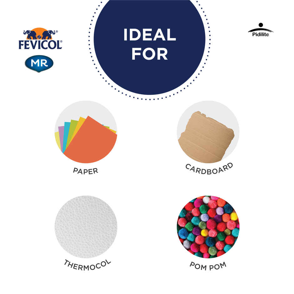 Fevicol MR Original Craft & General Purpose White Glue Bottle Combo