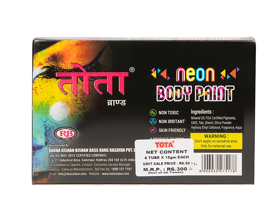 Neon Body Paint | Tota