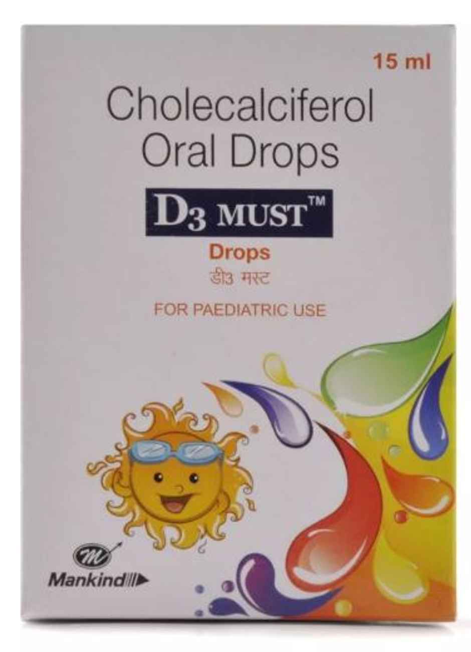 D3 Must 400IU Vitamin D3 Oral Drop