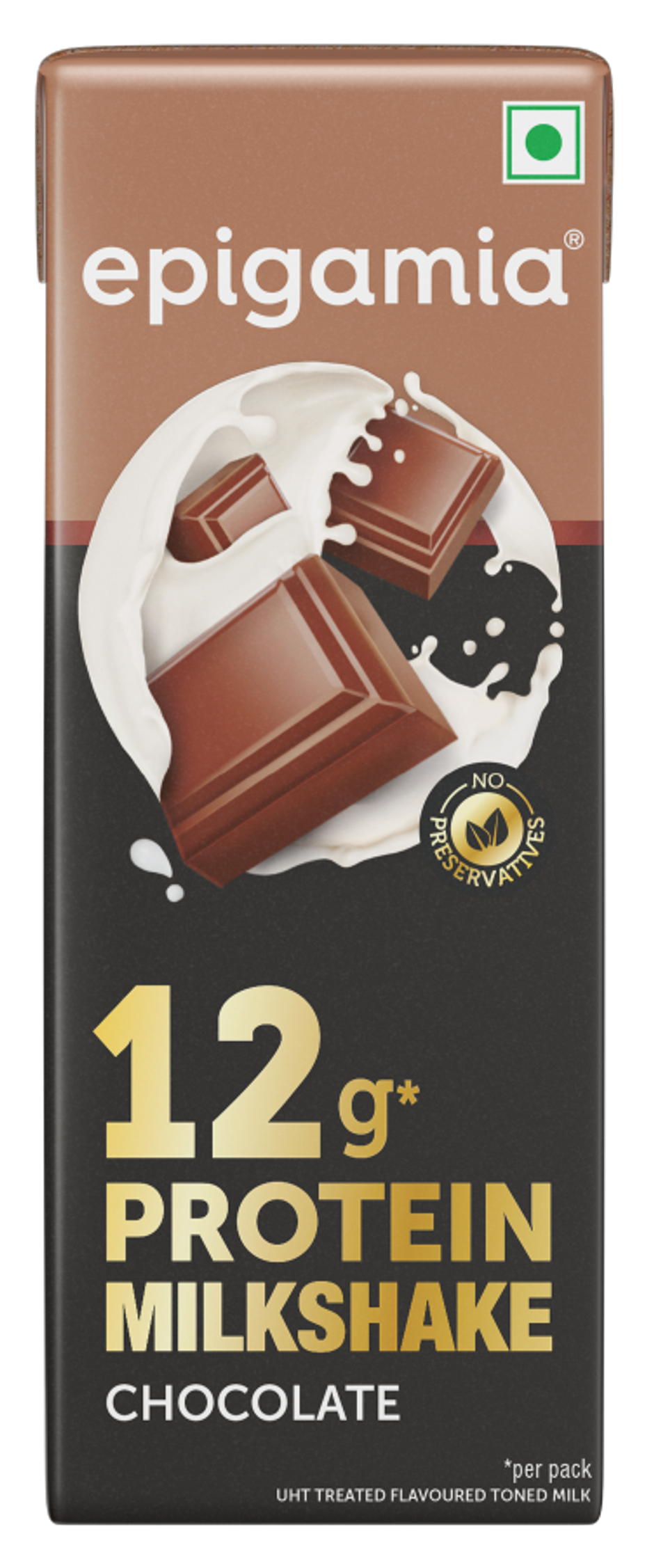 Epigamia 12g Protein Milkshake, Chocolate