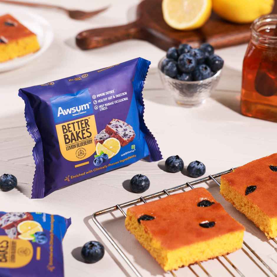 Awsum Better Bakes Lemon Blueberry Cake | Bakery Delight
