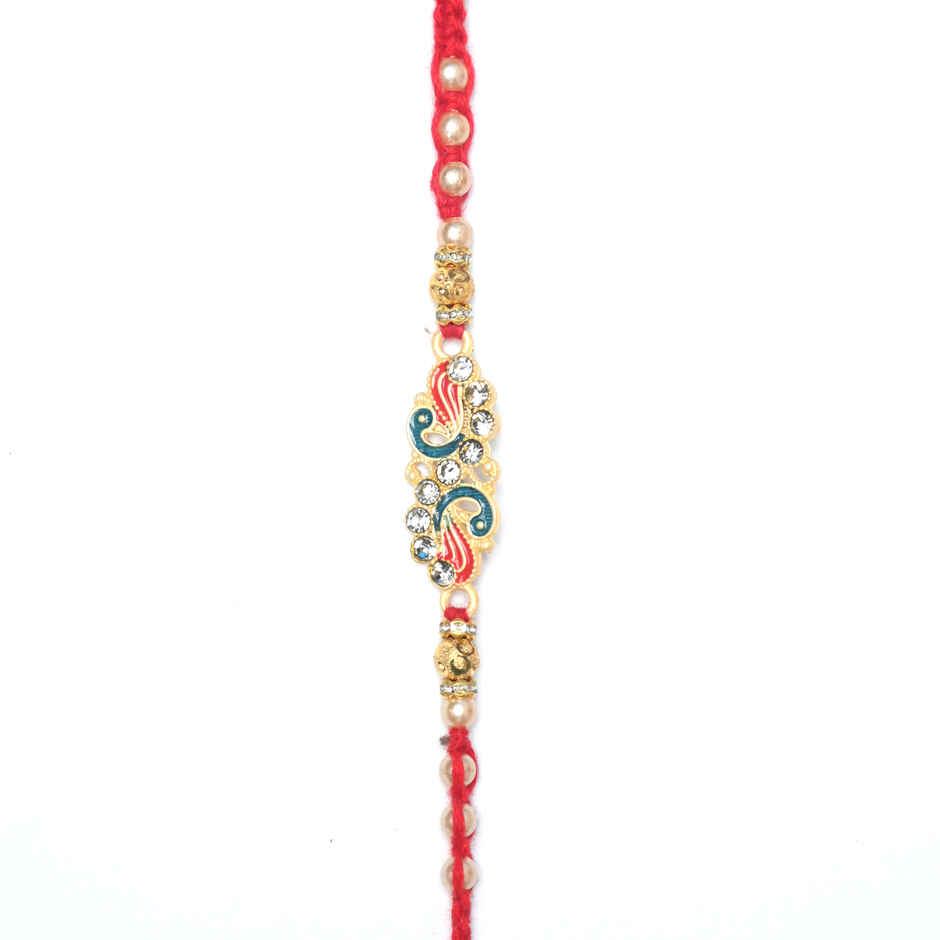 Aurum Assorted Mayur Rakhi - Colorful Set