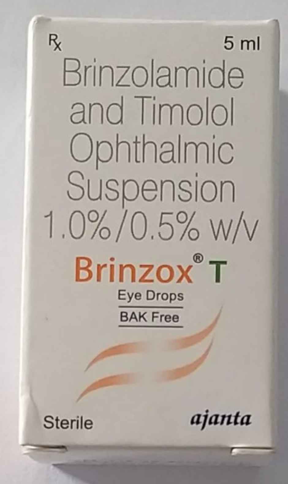 Brinzox T BAK Free Eye Drop