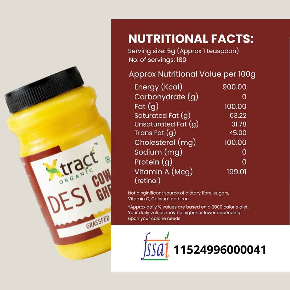 Xtract Organic Desi Cow ghee