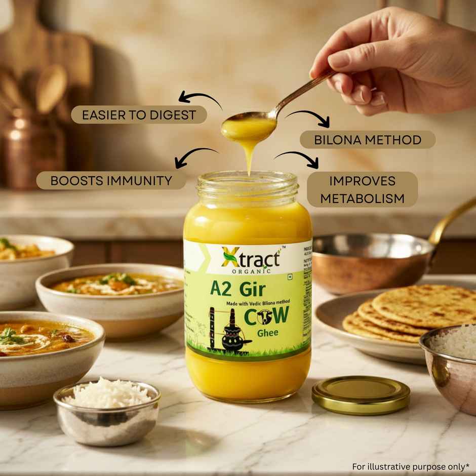 Xtract Organic A2 Gir Cow ghee