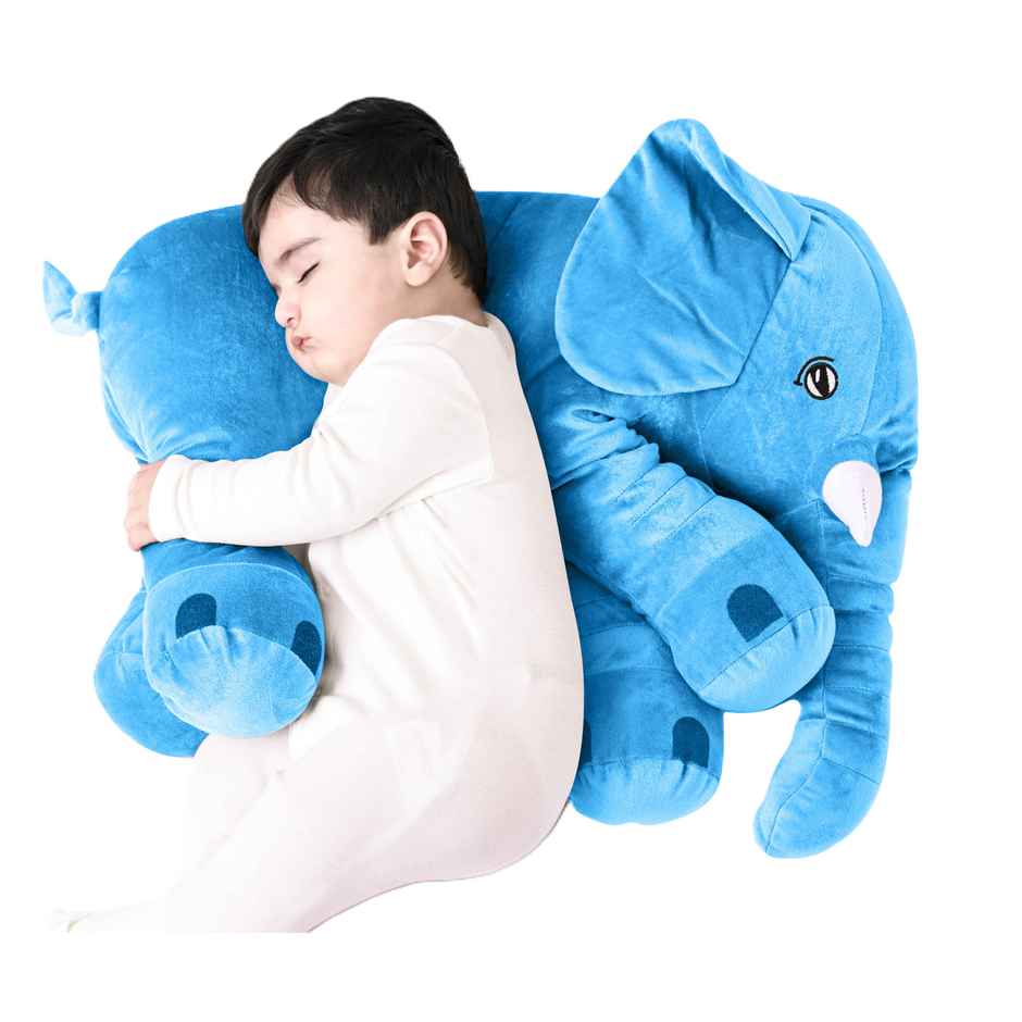 Dearjoy Baby Elephant Shaped Pillow - Blue