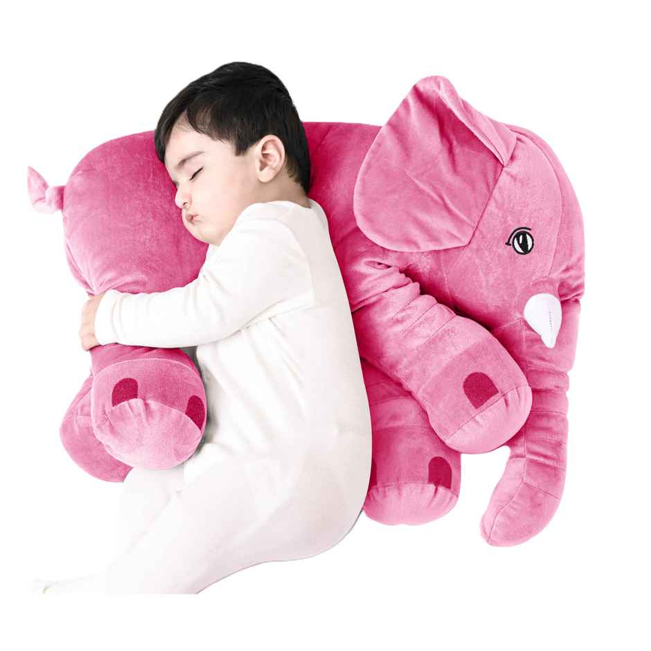 Dearjoy Baby Elephant Shaped Pillow - Pink