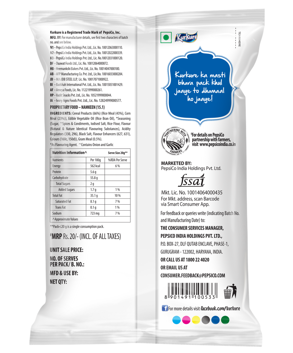 Kurkure Red Chilli Chataka Chips Combo  