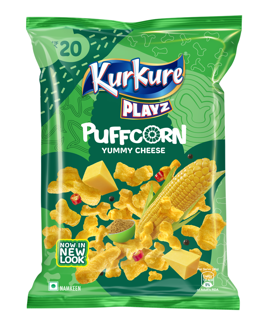 Kurkure Yummy Puffcorn Yummy Cheese Chips(52gms) & Parle Hide & Seek Chocolate Biscuits(100gms) Combo