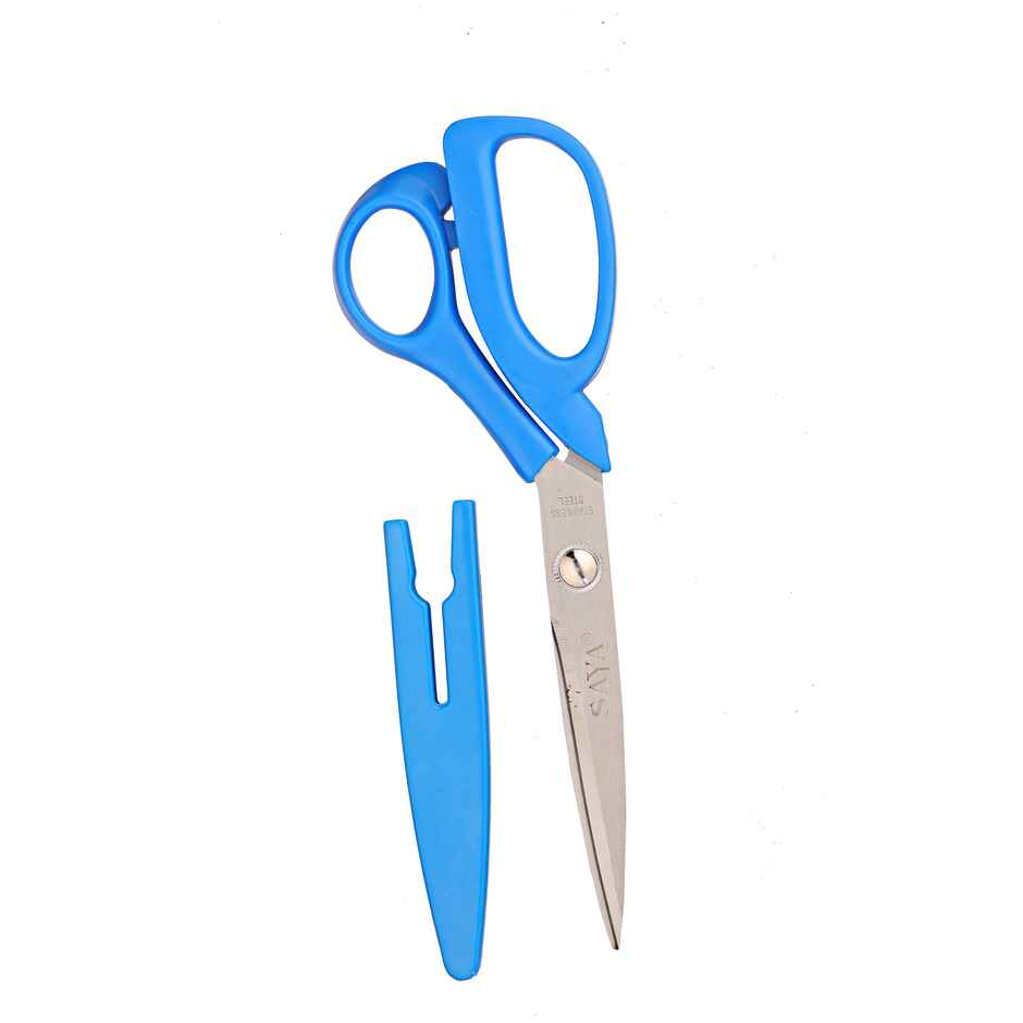 Saya Universal Safe Scissors - 8.5 inch with Safety Cover | Assorted