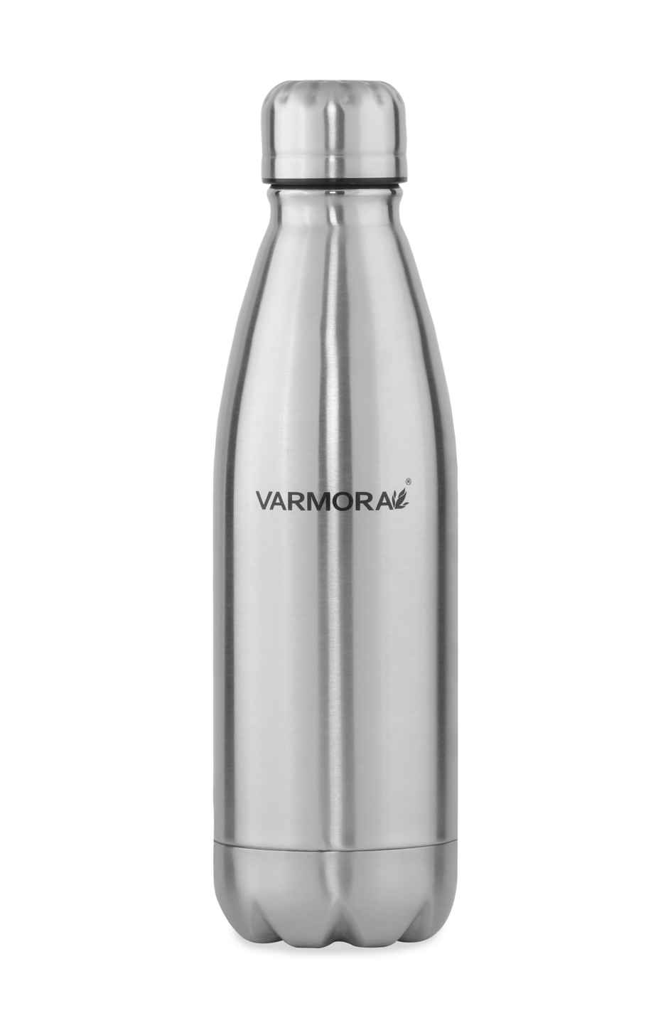 Varmora Silky Thermo Flask Water Bottle- Hot and Cold | Upto 24 Hrs- 500 ml Flask, Silver