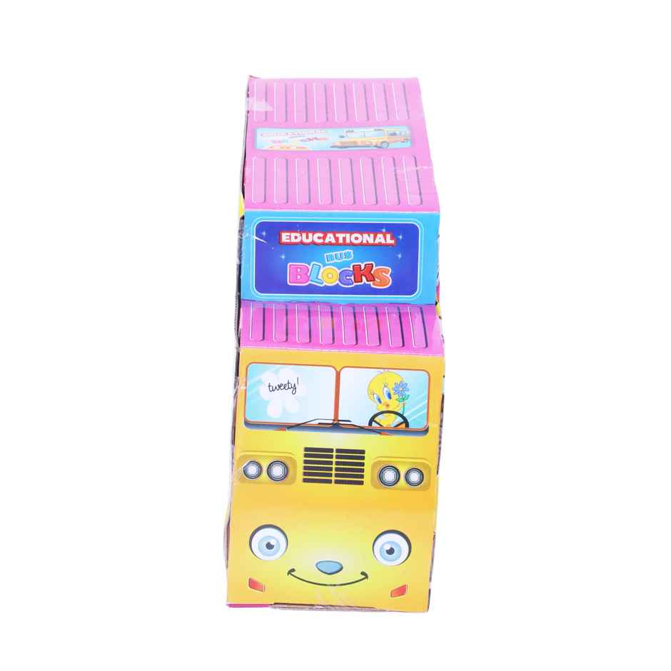Toyzone Tweety Educational Bus Blocks | 111Pcs