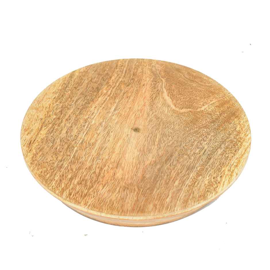Oggn Wooden Akhand Chakla 9 Inch