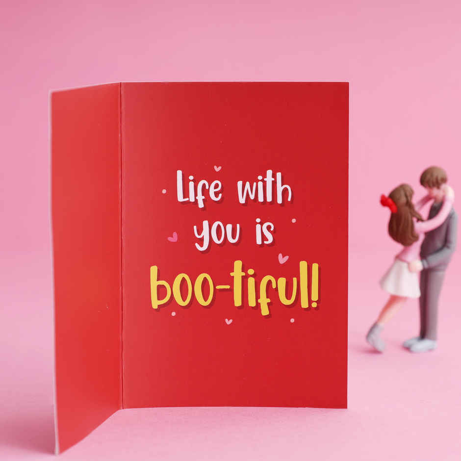 Forever Moments Mug Gift Hamper with Crochet Flower Magnet and Teddy Candle | Oye Happy