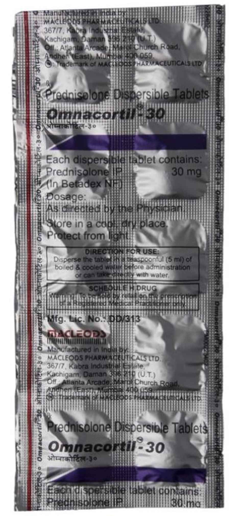 Omnacortil-30 Tablet DT