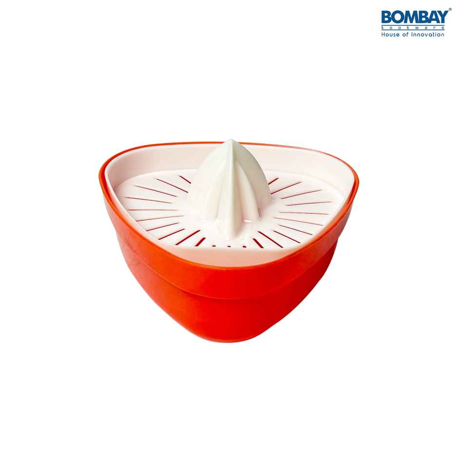 Hand Press Manual Plastic Juicer - Orange