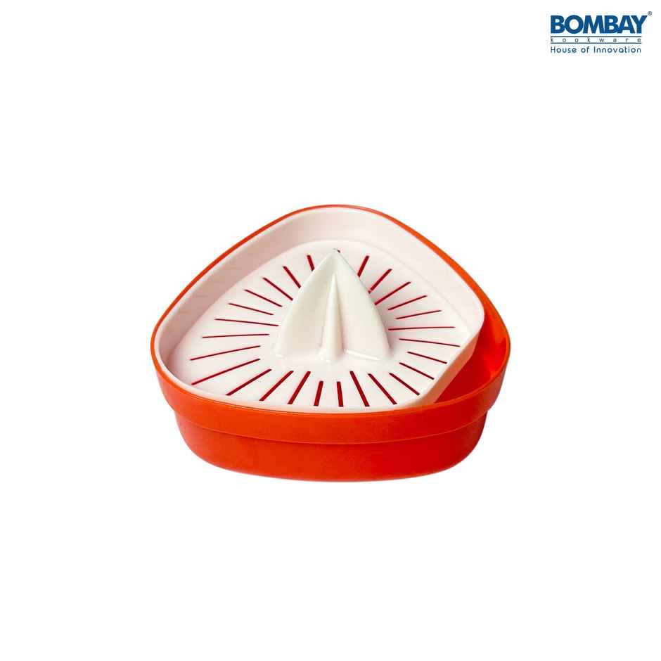 Hand Press Manual Plastic Juicer - Orange