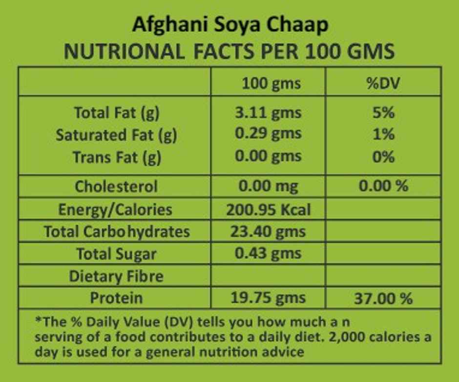 Mr. Munchies Afghani Soya Chaap