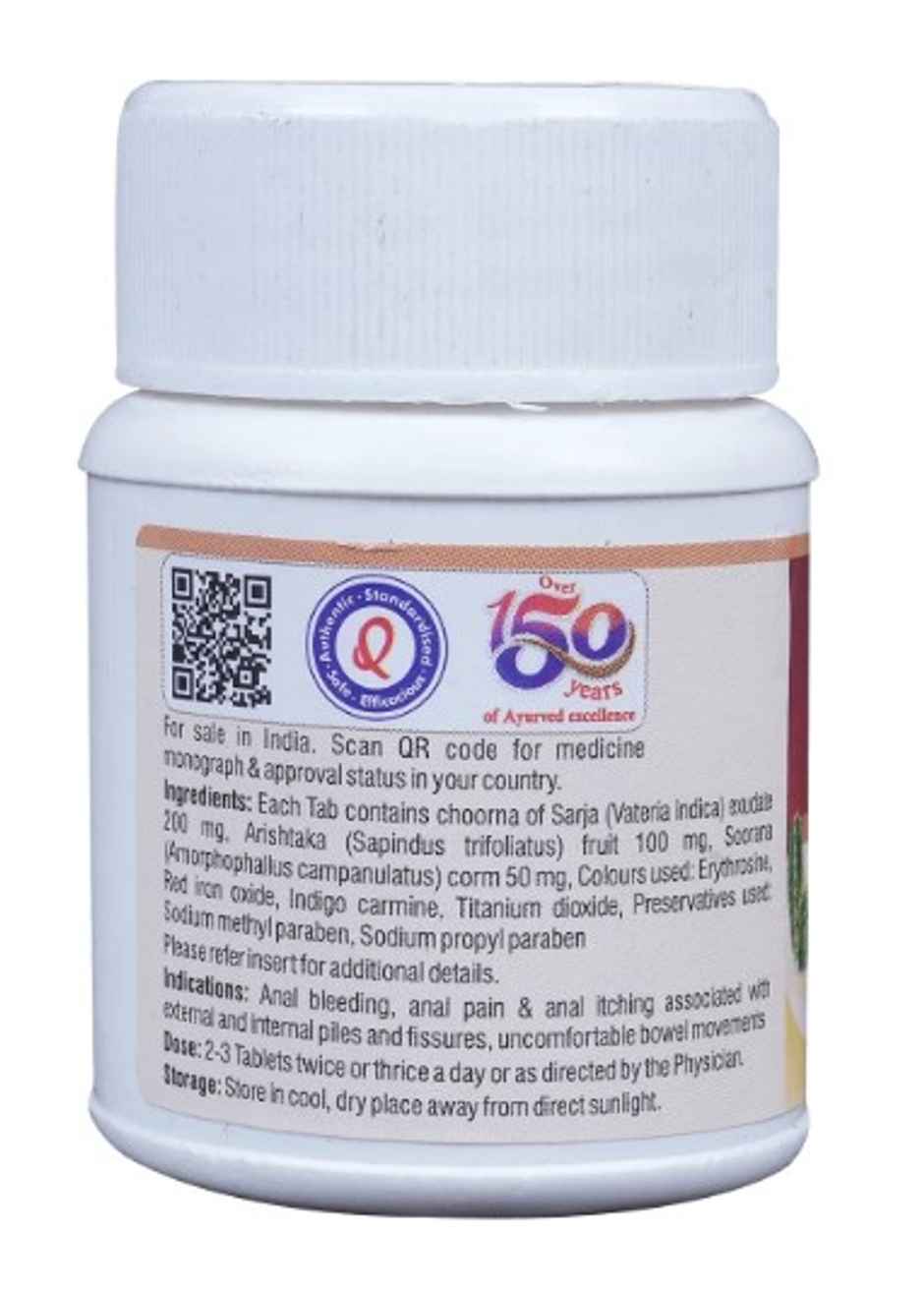 Dhootapapeshwar Arsha Hita Tablet 60