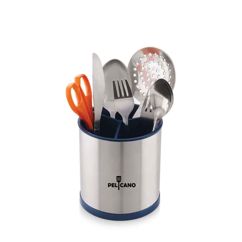 Liza Industries Pelicano Multipurpose Stand |Outer Stainless Steel | Assorted
