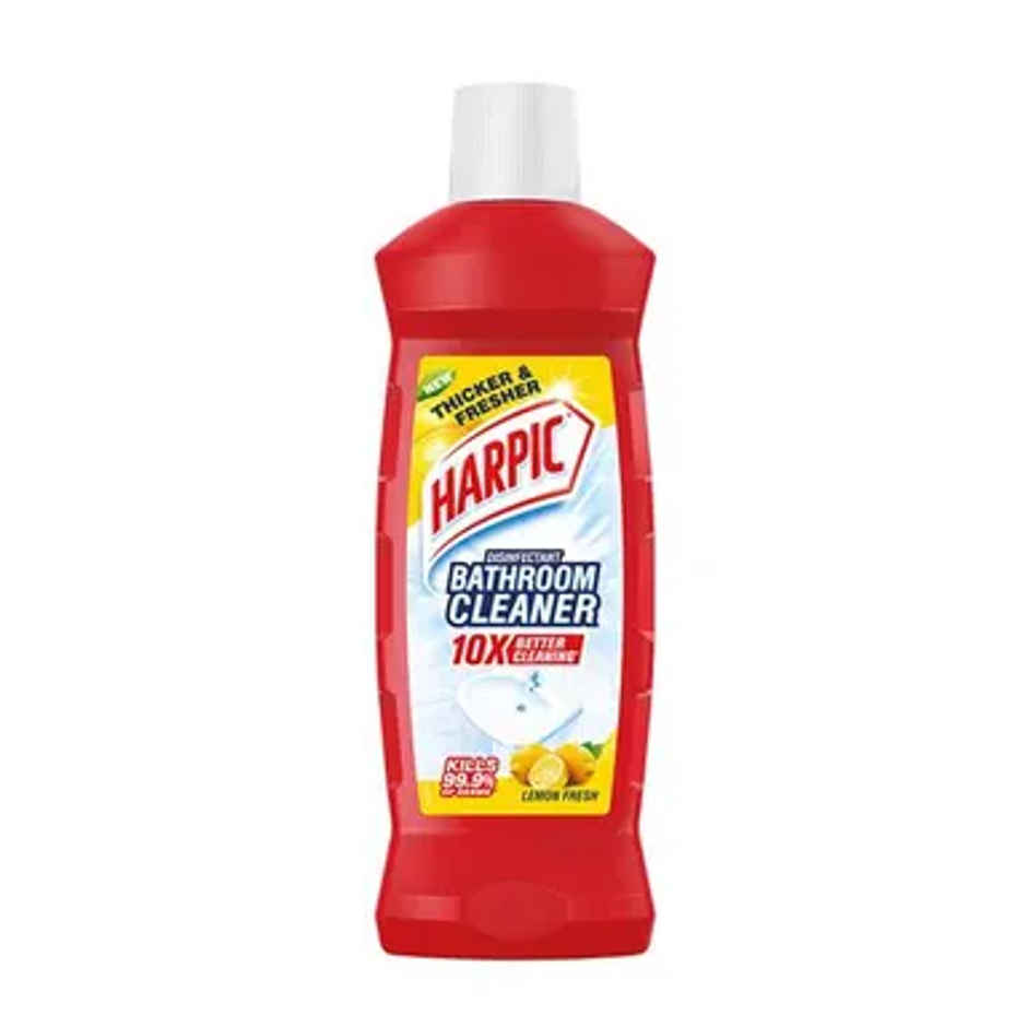 Harpic Lemon Bathroom Cleaner Liquid | Removes Bathroom Stains
