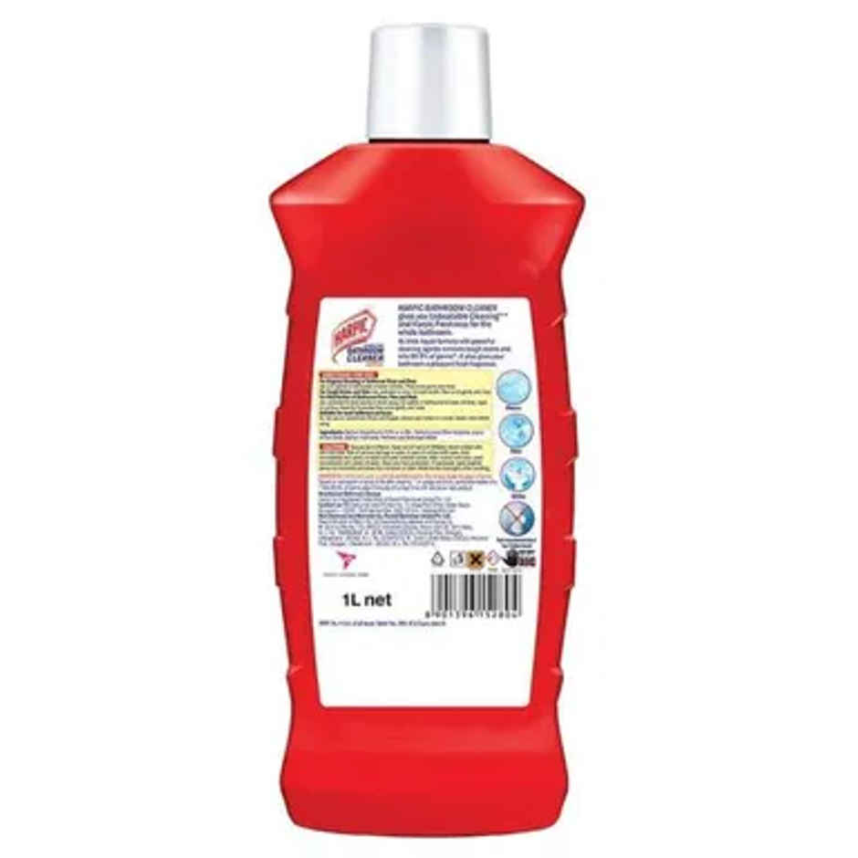 Harpic Disinfectant Bathroom Cleaner Liquid Lemon 1 L & Lizol ALL IN 1 Disinfectant surface cleaner cirtus 1 L Combo
