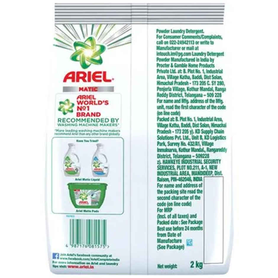 Ariel Matic Front Load Detergent Powder Combo