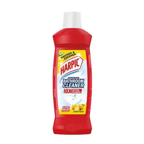 Harpic Lemon Bathroom Cleaner Liquid | Removes Bathroom Stains