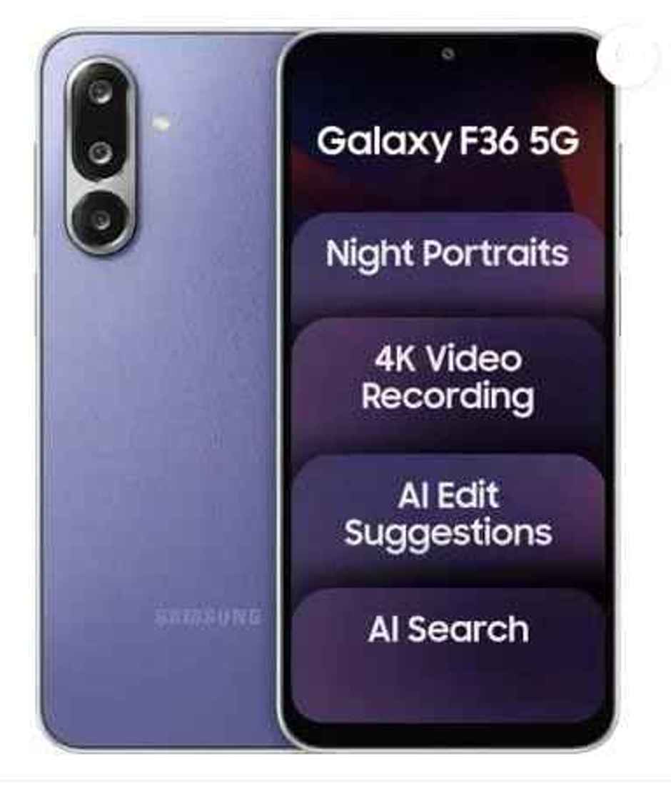 Samsung Galaxy F36 5G | 6 GB RAM | 128 GB Storage | 6.7 inches Display | 5G, 4G, 3G | Violet
