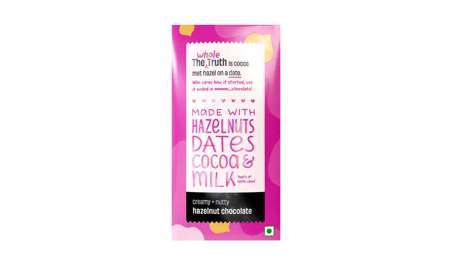 The Whole Truth Creamy Nutty Hazelnut Chocolate Sweetened With Dates