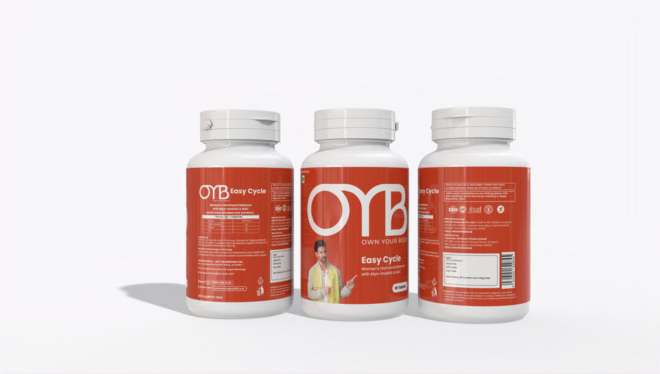OYB PCOS Supplement for Women with Myo-Inositol & NAC for Hormonal Balance