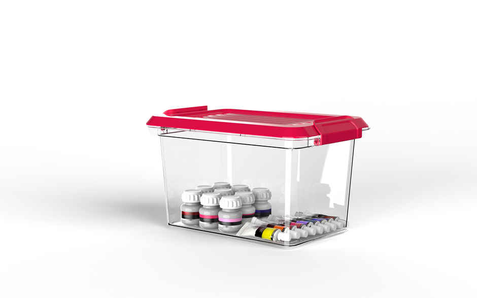 All Time Secure Storage Box 3 L (Colour May Vary)