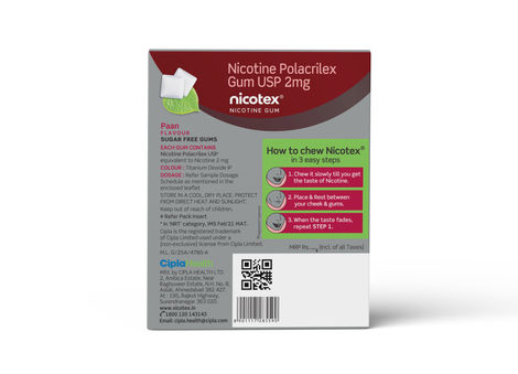 Nicotex Gums Paan 2mg