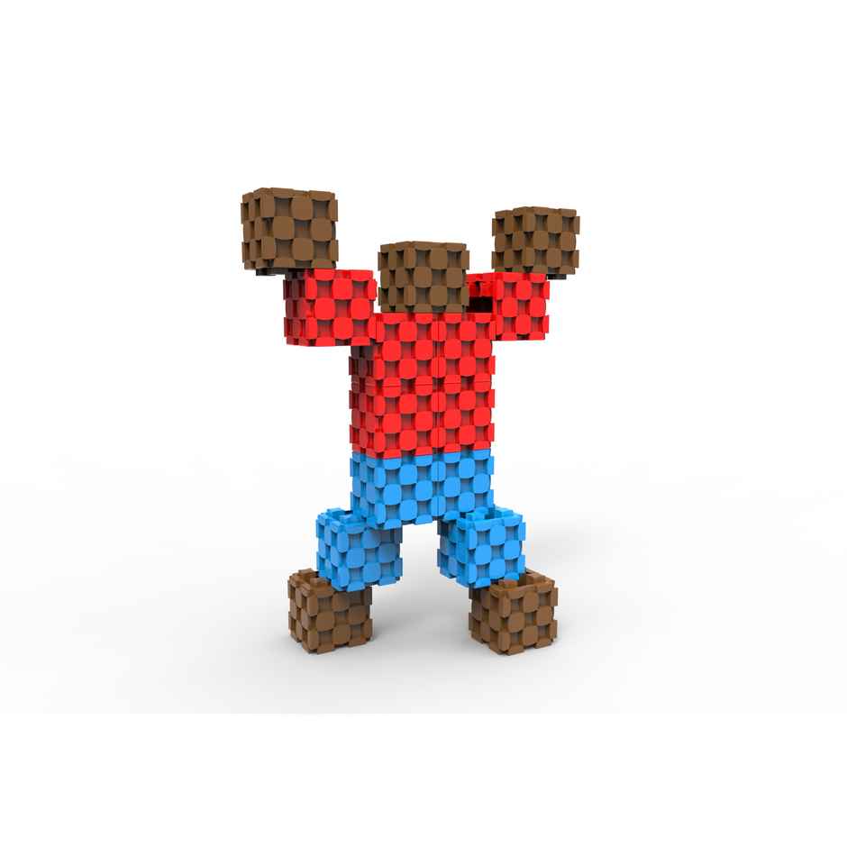 Sakara 37Pcs Cubes Robomodel With Cubes | Toys For Kids 4 To 15Years Old | Multicolor